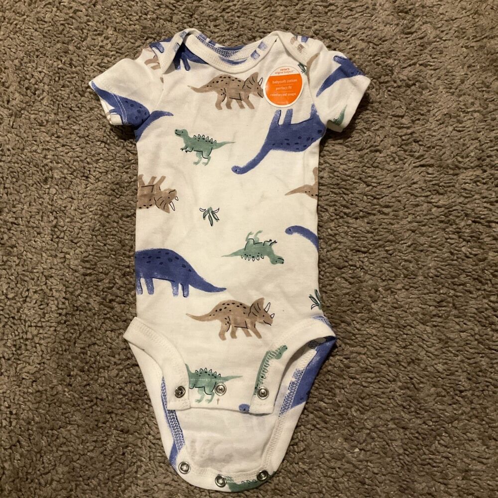 Carters Dinosaur Outfit Short Sleeved 0 Month